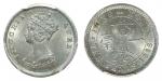 Hong Kong, Silver 10 cents, 1866, bust of Victoria on obverse, (KM 6.2), PCGS holder MS62.