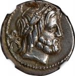 ROMAN REPUBLIC. L. Procilius. AR Denarius, Rome Mint, ca. 80 B.C. NGC Ch VF.