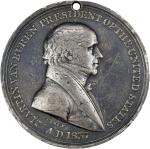 1837 Martin Van Buren Indian Peace Medal. Silver. Third Size. Julian IP-19. Prucha-44. Choice Fine.