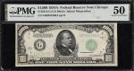 Fr. 2212-G. 1934A $1000 Federal Reserve Note. Chicago. PMG About Uncirculated 50.