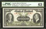 CANADA. Bank of Montreal. 10 Dollars, 1931. CAD5055804. PMG Choice Uncirculated 63 EPQ.