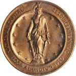 1950 Washington, D.C. Sesquicentennial. Copper-Bronze. 41 mm. HK-508. Rarity-2. MS-65 (NGC).