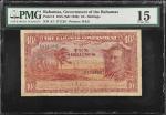 BAHAMAS. The Bahamas Government. 10 Shillings, 1919 (ND 1930). P-6. PMG Choice Fine 15.