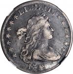 1799 Draped Bust Silver Dollar. BB-156, B-7. Rarity-4. VF-20 (NGC).