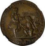 1739 Admiral Vernon Medal. Porto Bello with Multiple Portraits. Adams-Chao Pbvl 3-B, M-G 166. Rarity