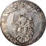 ITALY. Genoa. 2 Scudi, 1676-ILM. PCGS EF-45 Gold Shield.