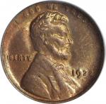 1922 No D Lincoln Cent. FS-401, Die Pair III. Weak Reverse. MS-63 RB (PCGS). OGH.