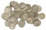 维多利亚至爱德华七世一毫银币一组40枚，均GF，建议预览，成交后不接受退货