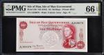 ISLE OF MAN. Isle of Man Government. 10 Shillings, ND (1961). P-24b. PMG Gem Uncirculated 66 EPQ.