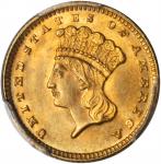1889 Gold Dollar. MS-66 (PCGS). CAC.