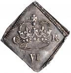 GREAT BRITAIN. Newark Besieged. 6 Pence, 1646. Charles I (1625-49). PCGS AU-55 Secure Holder.