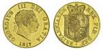 George III (1760-1820), Half-Sovereign, 1817, New Coinage, laureate head right, rev. crowned shield,