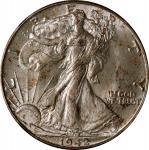 1942 Walking Liberty Half Dollar. MS-66 (NGC).