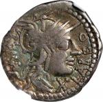 ROMAN REPUBLIC. Q. Fabius Labeo. AR Denarius, Rome Mint, ca. 124 B.C. NGC FINE.