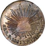MEXICO. 8 Reales, 1861-Oa FR. Oaxaca Mint. NGC MS-61.