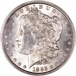 1885, 1889 and 1904-O美国1元一组3枚，均评PCGS MS62
