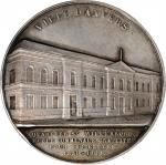 ARCHITECTURAL MEDALS. Belgium. Free School of St. Williborde Silver Medal, 1860. Uncertain mint in B