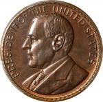 PHILIPPINES. Woodrow Wilson Medallic Bronze "Dollar", 1920. Manila Mint. PCGS Genuine--Cleaned, Unc 