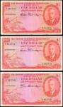 BRITISH CARIBBEAN TERRITORIES. Currency Board of the British Caribbean Territories. 1 Dollar, 1950-5