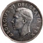 CANADA. Dollar, 1948. Ottawa Mint. George VI. NGC Unc Details--Cleaned.