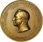 1933 Franklin D. Roosevelt First Inaugural Medal. By Paul Manship. Dusterberg-OIM 8B76, MacNeil-FDR 