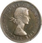 NEW ZEALAND. 6 Pence, 1956. Elizabeth II. PCGS PROOF-66 Cameo.