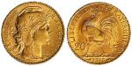 1913年法国金鸡20法郎金币