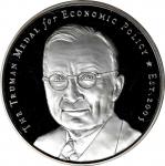 2005 Truman Medal for Economic Policy. Silver. Awarded to Paul A. Volcker, October 23, 2009. Deep Ca