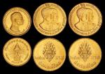 泰国半盎司金币3枚