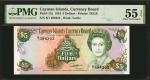 1991年开曼群岛货币发行局5元。 CAYMAN ISLANDS. Cayman Islands Currency Board. 5 Dollars, 1991. P-12a. PMG About U