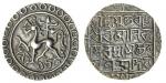 India, States, Tripura, Rajadhara Manikya (1586-99), Tanka, 10.79g, Sk.1508, citing Queen Satyavati,