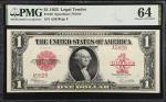 Fr. 40. 1923 $1  Legal Tender Note. PMG Choice Uncirculated 64.