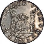 MEXICO. 8 Reales, 1763-MM. Charles III (1759-88). NGC EF Details--Surface Hairlines.