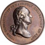 1861 Mint Oath of Allegiance Medal. Bronze. 30 mm. Musante GW-476, Baker-279B, Julian CM-2. MS-64 (P