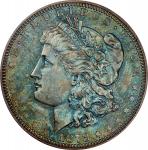 1878 Pattern Morgan Standard Dollar. Judd-1550b, Pollock-1724. Rarity-6+. Copper. Reeded Edge. Proof
