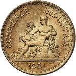 FRANCE - FRANCEIIIe République (1870-1940). 2 francs, Chambres de Commerce 1921, Paris.  NGC MS 66 (