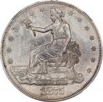 1875-CC Trade Dollar. Type I/I. AU Details--Corrosion (NGC).