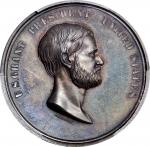 Undated (ca. 1872) Ulysses S. Grant Presidential Medal. By William Barber. Julian PR-14. Silver. Spe