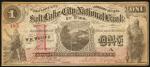 Salt Lake City, Utah. Salt Lake City National Bank. January 15, 1874. $1. Very Fine.