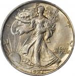 1921 Walking Liberty Half Dollar. MS-64 (PCGS).