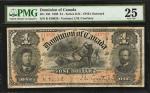 CANADA. Dominion of Canada. 1 Dollar, 1898. DC-13b. PMG Very Fine 25.