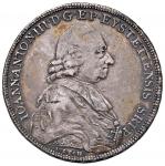 World coins and medals. GERMANIA Eichstätt - Johann Anton III (1781-1790) Tallero 1783 - KM 92 AG (g