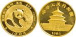 1988年熊猫1盎司金币一枚，发行量167193枚。