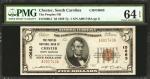Chester, South Carolina. $5 1929 Ty. 1. Fr. 1800-1. The Peoples NB. Charter #10663. PMG Choice Uncir