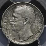ITALY Kingdom 統一王国 10Lire 1927R PCGS-XF45 VF~EF