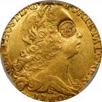 (ca. 1784) John Burger Regulated Brazilian 1762/1-R 6400 Reis. Rio Mint. Countermarked JB. AU-55, Co