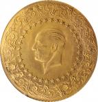 TURKEY. 250 Kurush, 1965. Istanbul Mint. PCGS MS-63 Gold Shield.