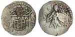 Sri Lanka (Ceylon), Portuguese Colony, 2-Tanga, 4.23g, Galle, host coin Goa, 2-Tanga, (16)50, arms b