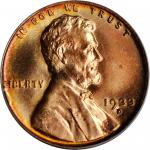1933-D Lincoln Cent. MS-66 RD (PCGS).