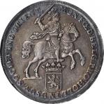 1729年荷兰东印度1杜卡顿。多德雷赫特造币厂。NETHERLANDS EAST INDIES. Holland. Ducaton, 1729. Dordrecht Mint. NGC AU-53.